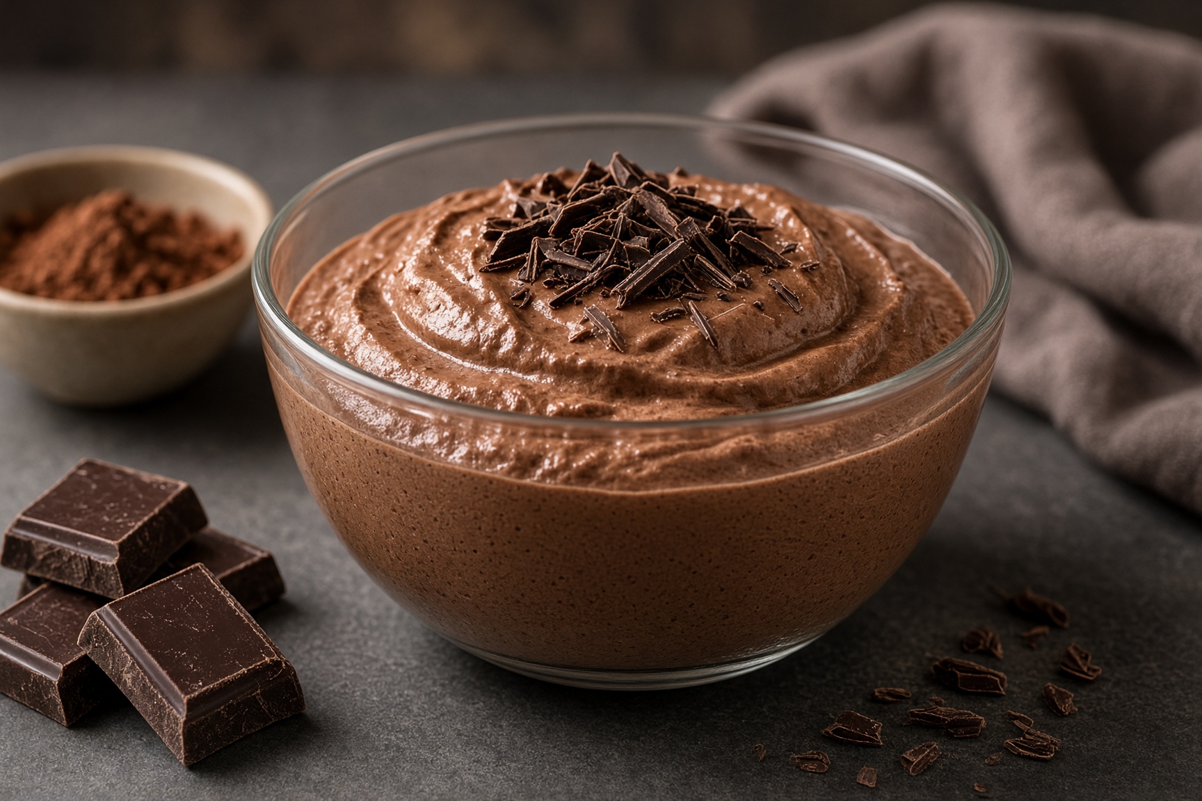 Schnelles Mousse au Chocolat
