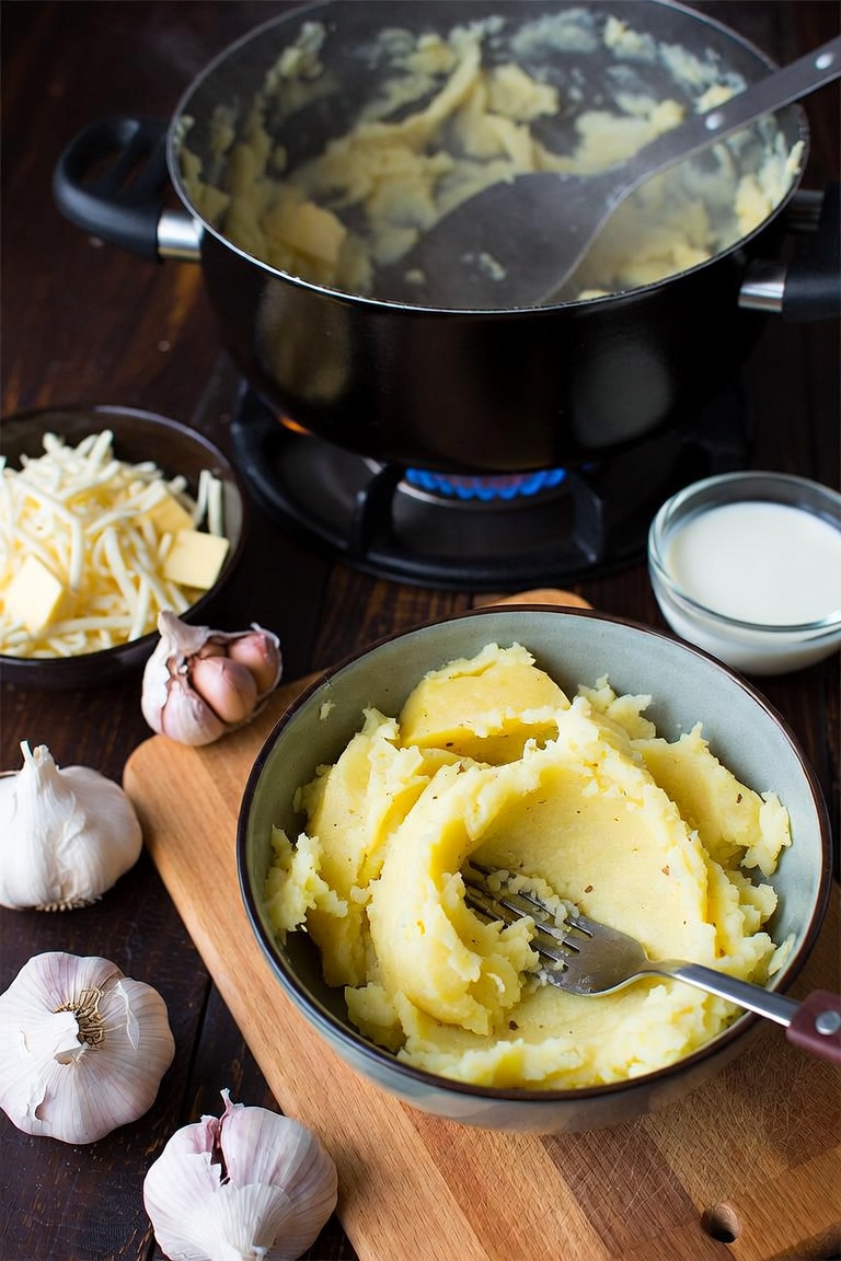 Knoblauch-Kartoffelpüree