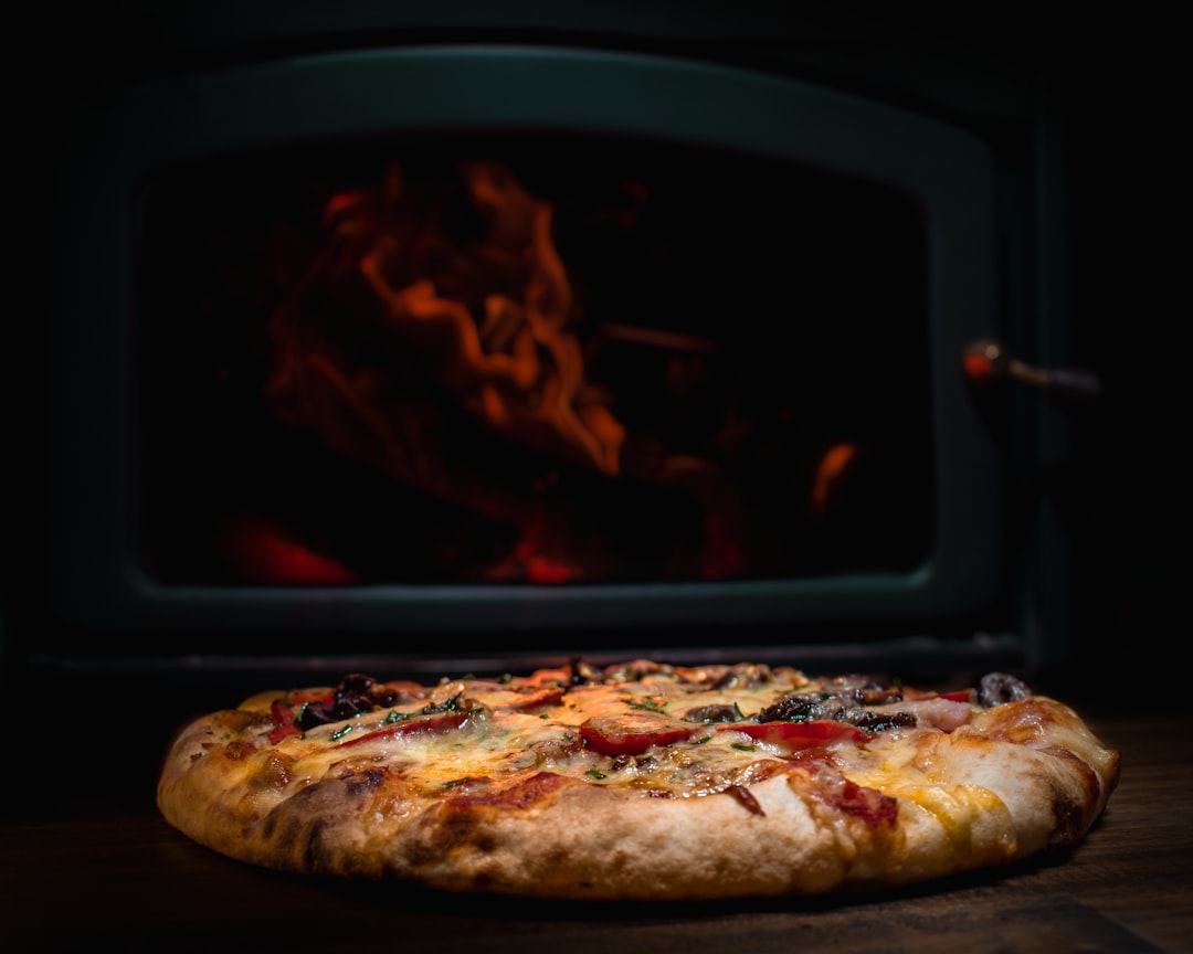 Pizza knusprig