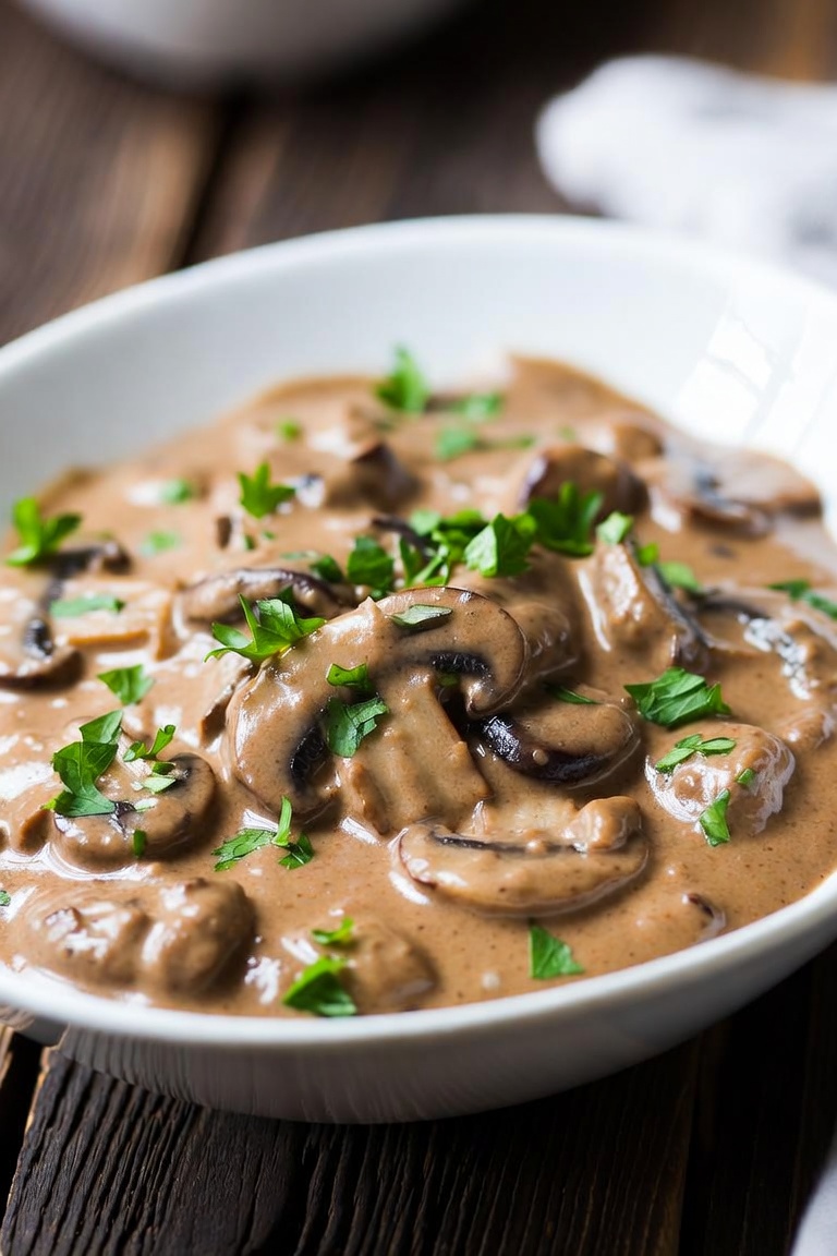 Pilzrahmsauce