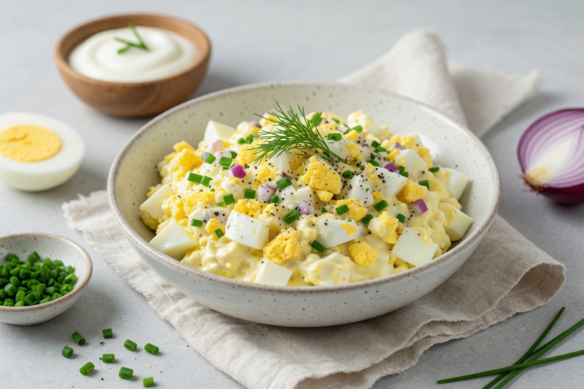 Leichter Eiersalat